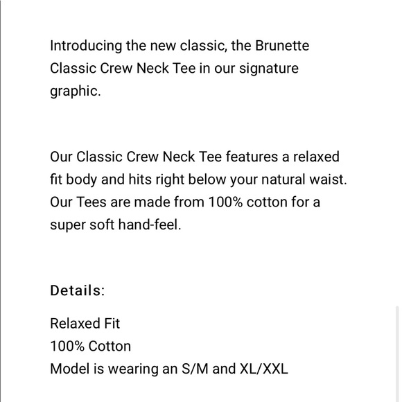 Brunette The Label Classic Tee - Picture 8 of 9